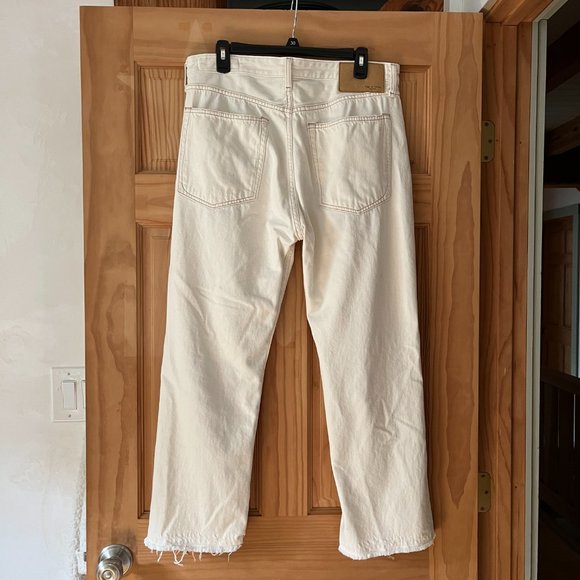 Rag & Bone Jeans Maya High-rise Ankle Straight Distressed Size 32 - Picture 4 of 11